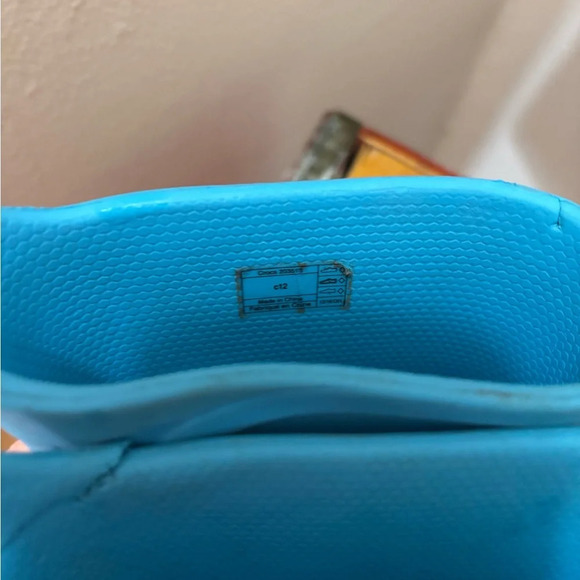 Crocs bump it up rubber rain boots c12 - Picture 9 of 10